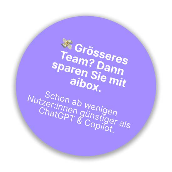 Sparen mit aibox